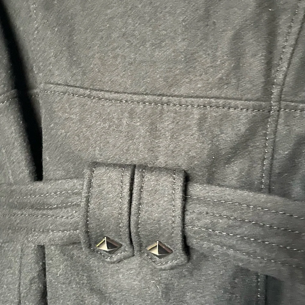 Guess Black Double-Breasted Trench Coat - Picture 5 of 6